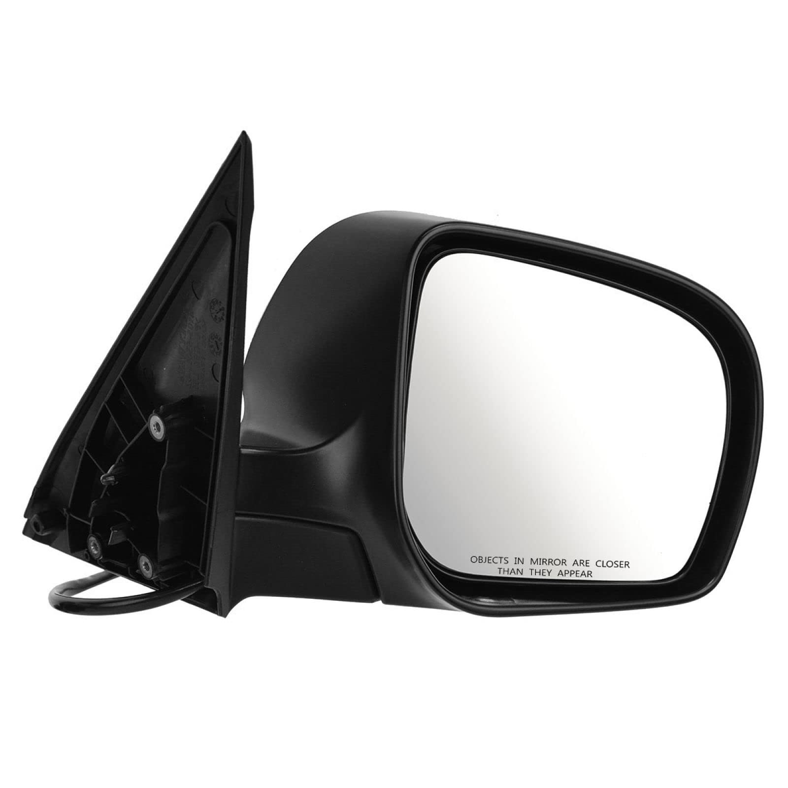 Trq Right Mirror With Heat Without Housing Turn Signal With Textured Cover Passenger Side Compatible With 2011-2013 Subaru Fores