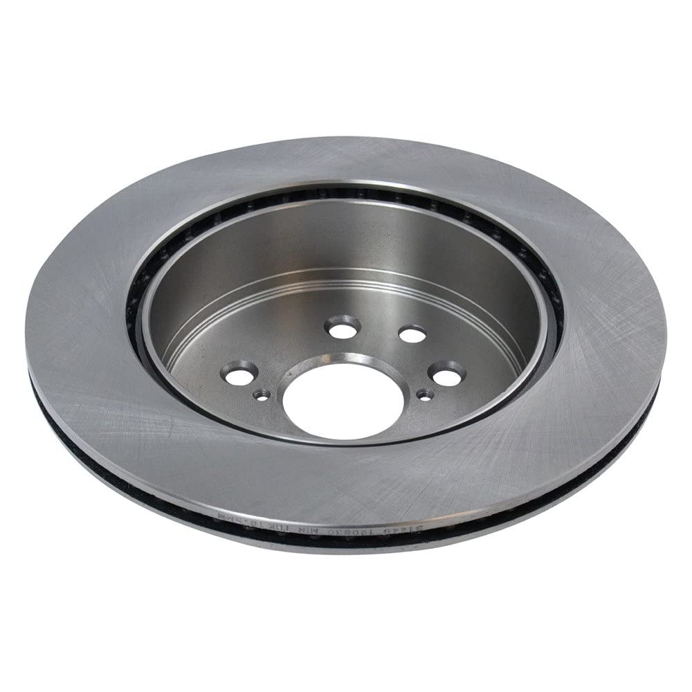 Trq Rear Brake Rotors Set Solid Compatible With 2006 Lexus Gs300 2007-2011 Gs350 2006-2007 Gs430 Gs450H 2008-2011 Gs460 2010-201