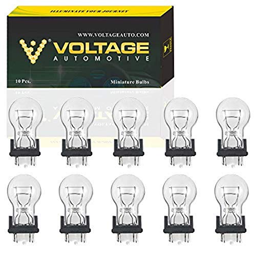 Voltage Automotive (10 Pack) 4114K Automotive Brake Light Turn Signal Side Marker Tail Light Bulb