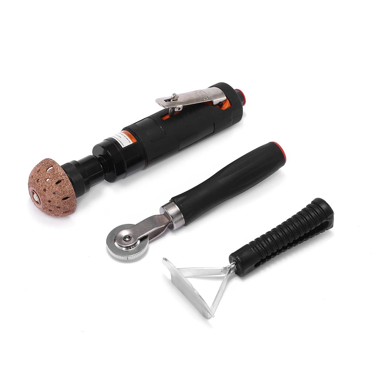 Power Aero Novia Pneumatic Tire Buffer Full Kit, Air Tire Grinder With Tire Patch Roller And Tire Scraper