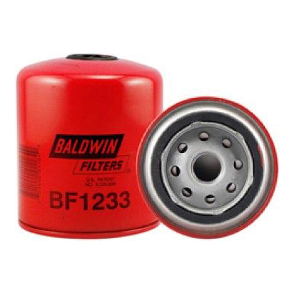 Baldwin Fuel Filter,4-3/8 x 3-11/16 x 4-3/8 In (BF1233)
