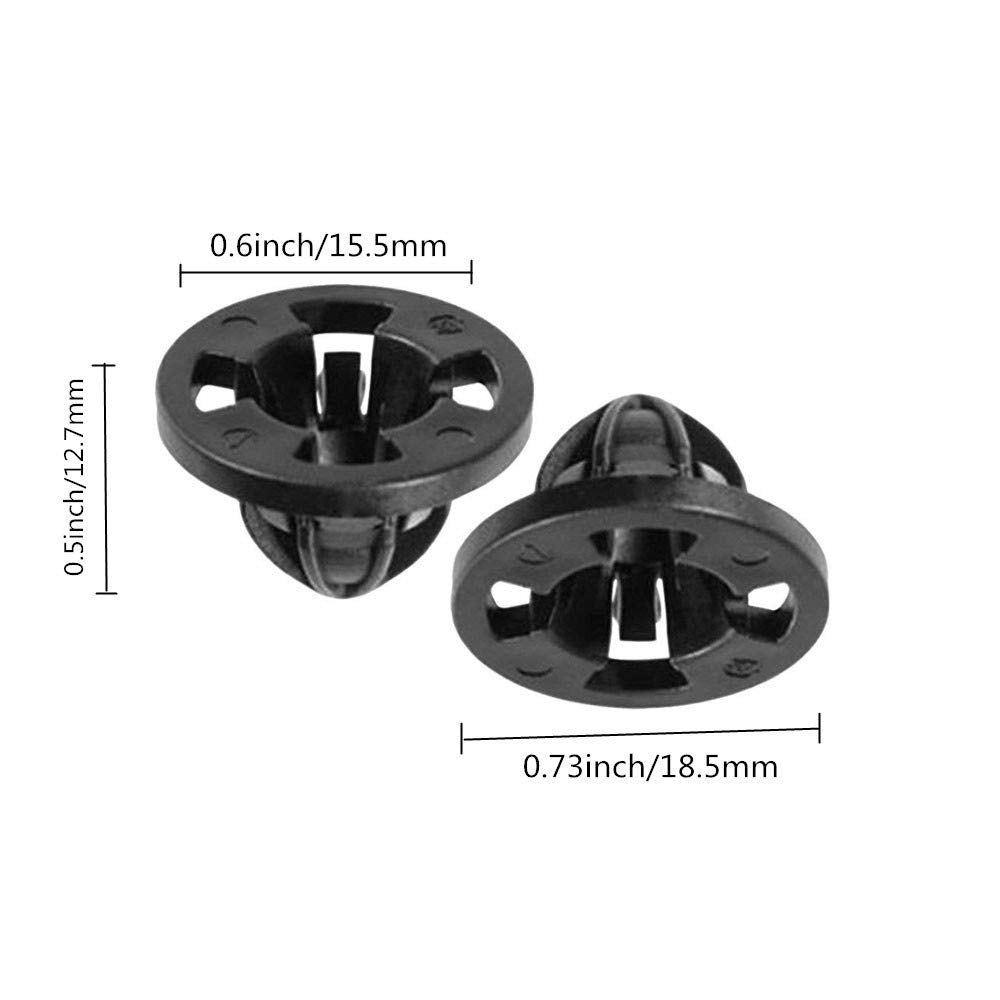 10pcs Tail Light Assembly Grommets Fastener Retainer Clips for 2007 08 09 10 11 12 13 Dodge Ram Truck Pick-Ups 1500 2500 3500, R