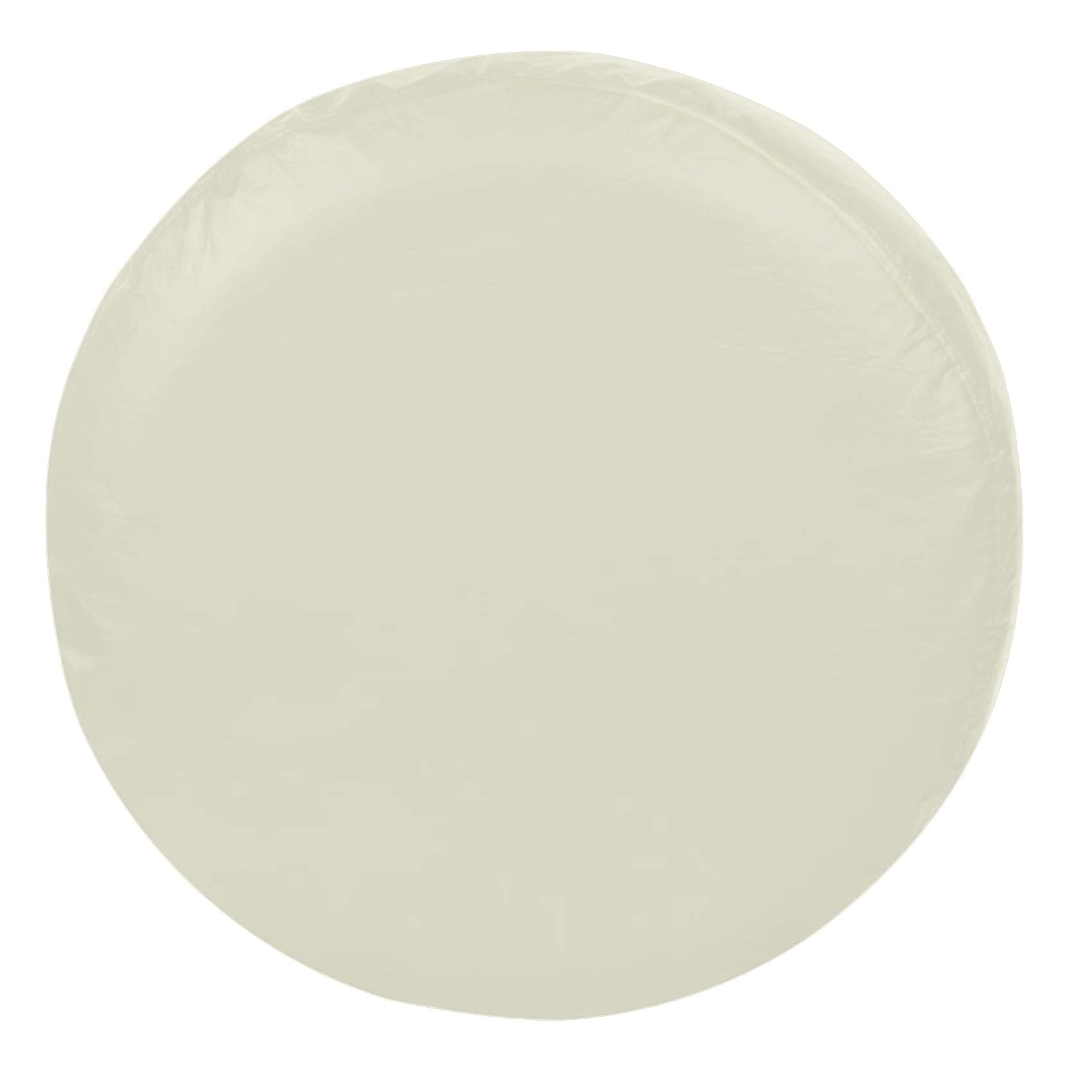 Explore Land Tough Spare Tire Cover Universal Fit Trailer, Rv, Suv, Truck (Fits Tire Diameters 24''-25.75'', Off-White)
