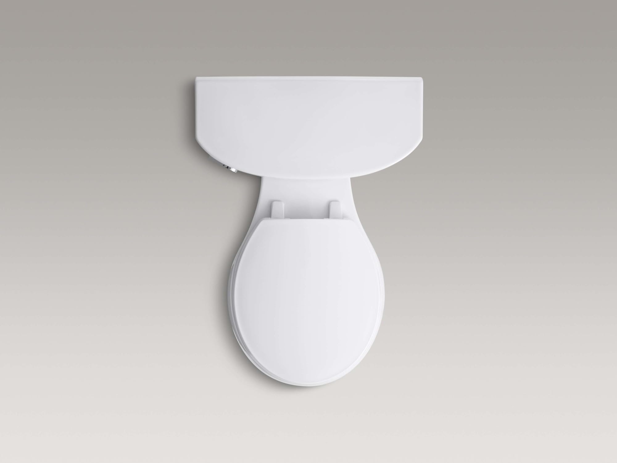 Kohler 4775-0 Brevia Round-Front Toilet Seat With Quick-Release Hinges, Grip-Tight Bumpers, White