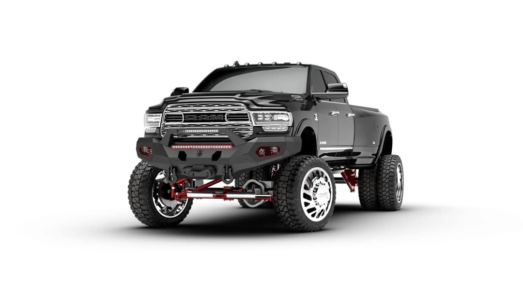 Road Armor iDentity Full Width HD Bumper - Alloy Steel, Model 4192EF3B, Raw Finish