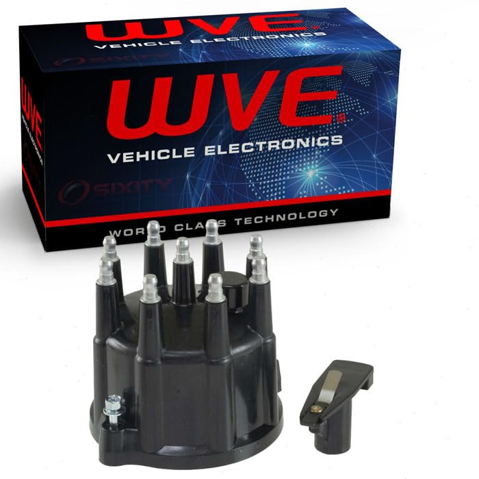 Wells WVE Distributor Cap & Rotor Kit compatible with Dodge B150 B1500 B250 B2500 B350 B3500 D150 D250 D350 Dakota Durango R 5.2