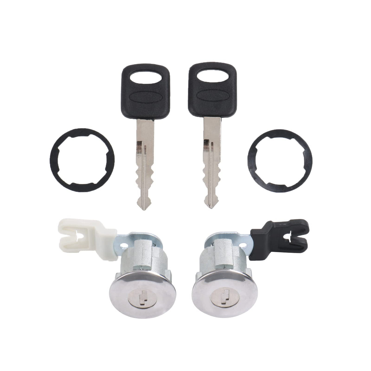 Dicmic Door Lock Cylinder With Key For 1997-2006 Ford E150 E250 E350 F150 F250 F350 Explorer Ranger Replace# Xl2Z7821990Ac, F87Z7821990Ba