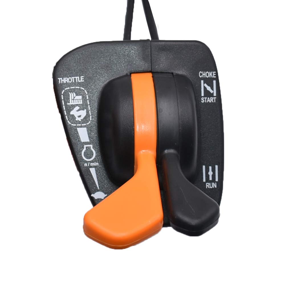 Partman GY20948 Replace Fit for John Deere Throttle & Choke Cable GY20772 Twin Control Handles Fit for JD Model 125 135 145 155C