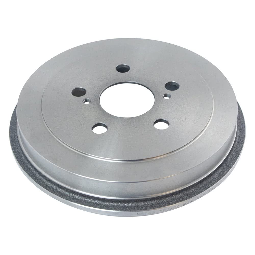 Trq Rear Brake Drum Pair Set For 2000-2005 Toyota Celica / 2003-2008 Toyota Corolla / 2004-2008 Toyota Prius