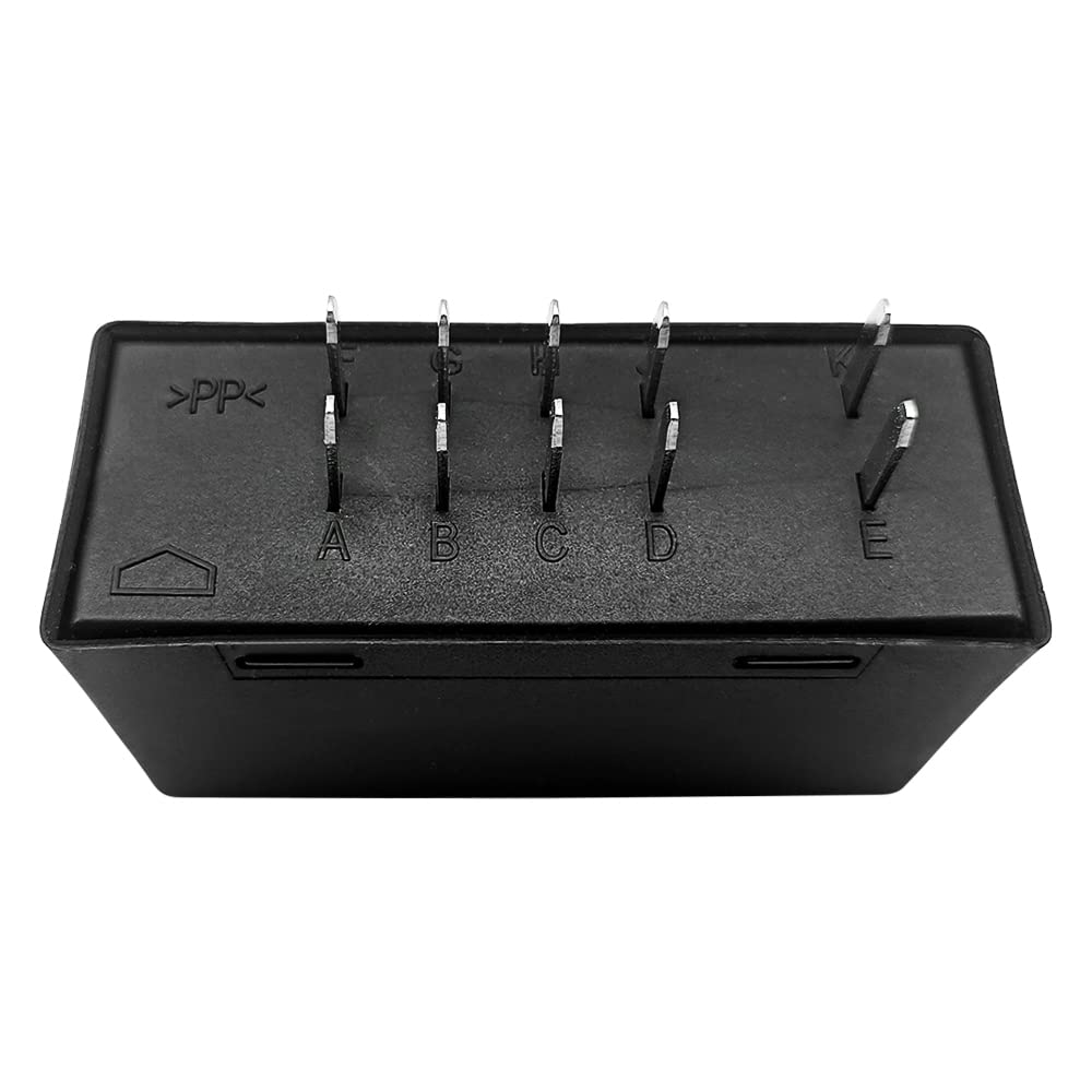 LM487 LED Flasher Relay Fit for GM GMC Chevrolet Silverado 10 Pins Hazard Warning and Turn Signal Flasher Relay Fix Hyper Flash