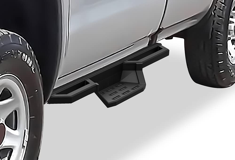 Aps Stainless Steel Pocket Steps Running Boards Side Bars Compatible With Chevy Silverado Gmc Sierra 2007-2018 Regular Cab & 2500 3500 Hd 2019 (Exclude 07 Classic)(Include 19 1500 Ld)