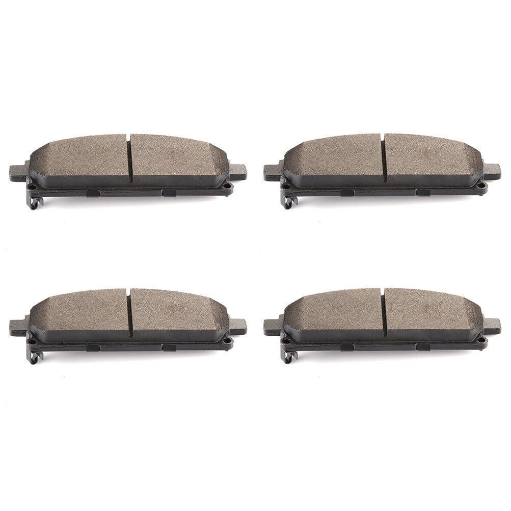 Automuto 4Pcs Front Semi-Metallic Disc Brake Pads Set D855 For Acura Mdx 2003-2006, Nissan Pathfinder 1996-2004, Quest 2004-2009