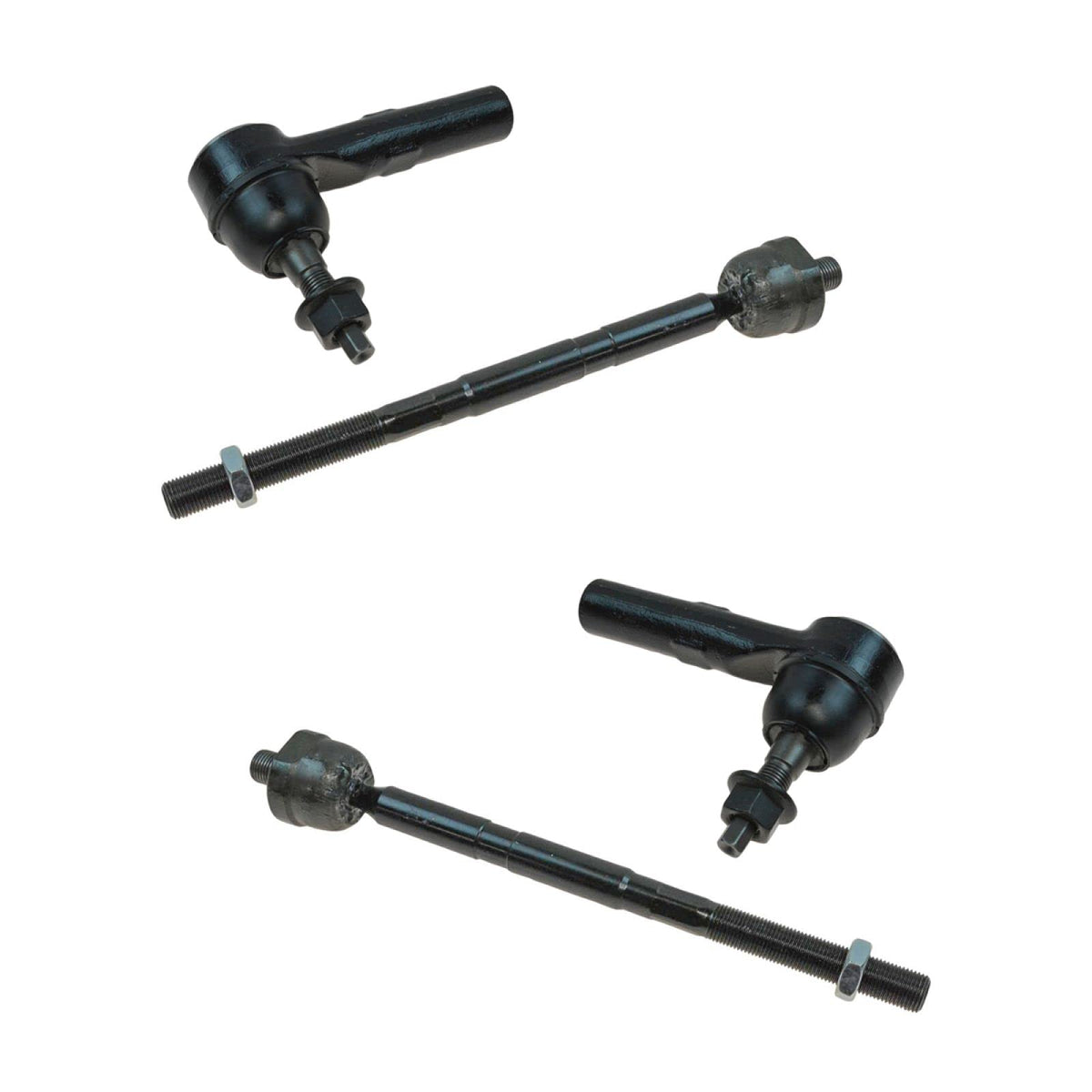 Trq Front Tie Rod Set Compatible With 2006-2010 Jeep Commander 2005-2010 Grand Cherokee