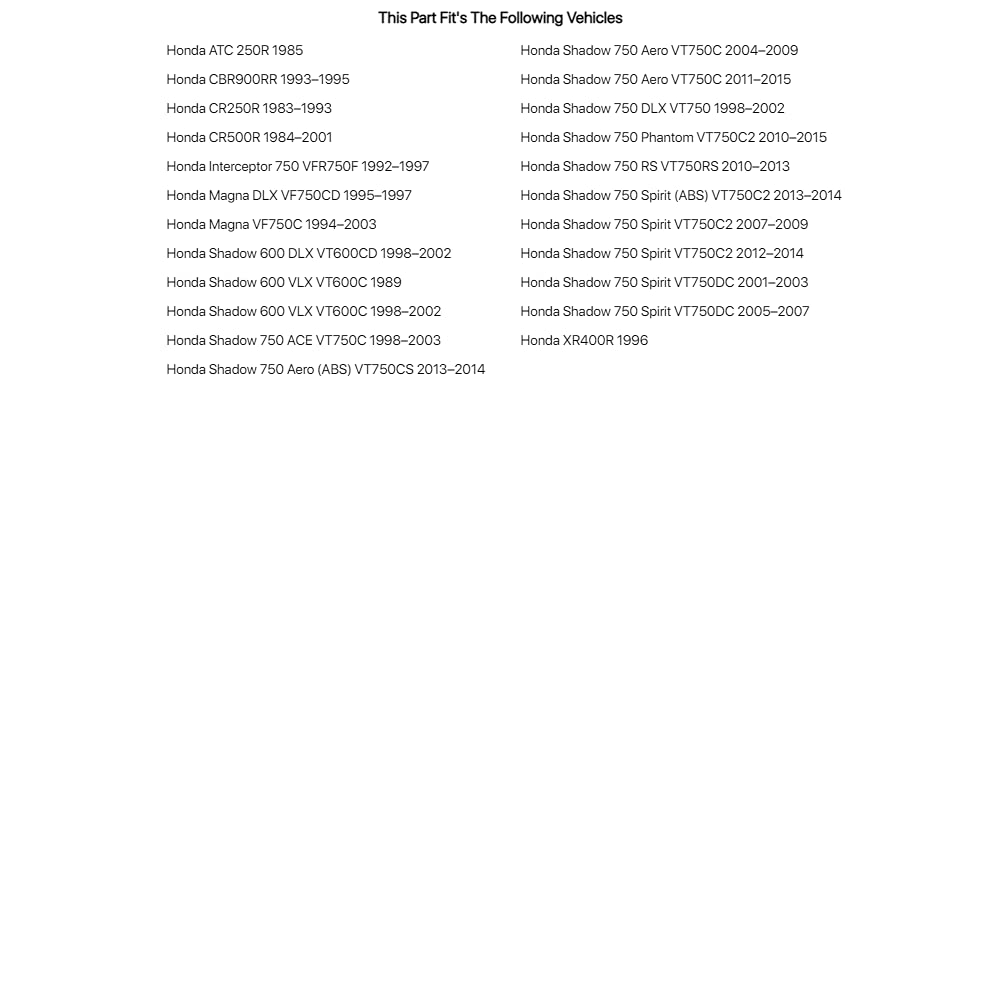 Ebc Clutch Spring Set For Honda Shadow 750 Ace Vt750C 1998-2003