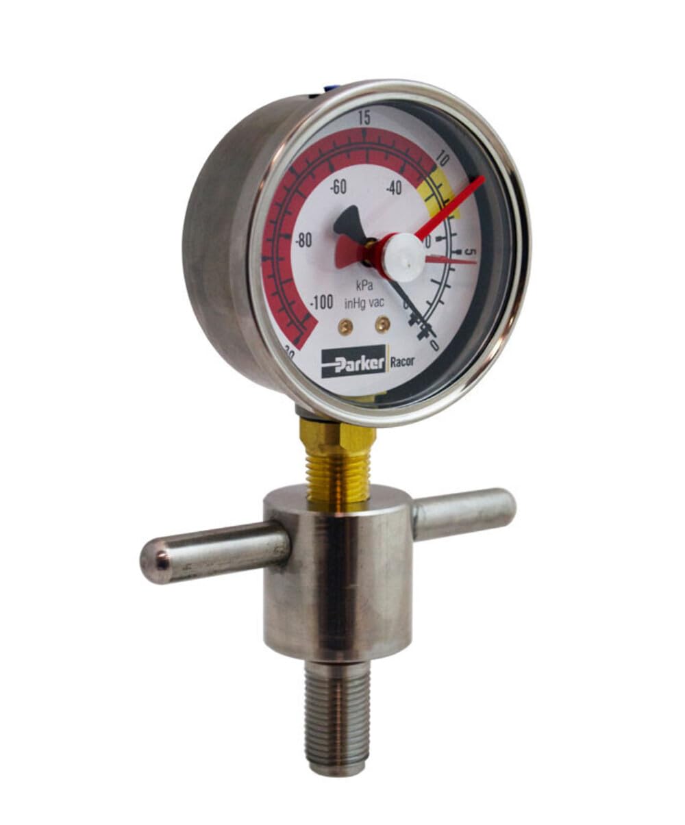 Racor Rk19671 Bottom Mount Vacuum Gauge, 1 Pack