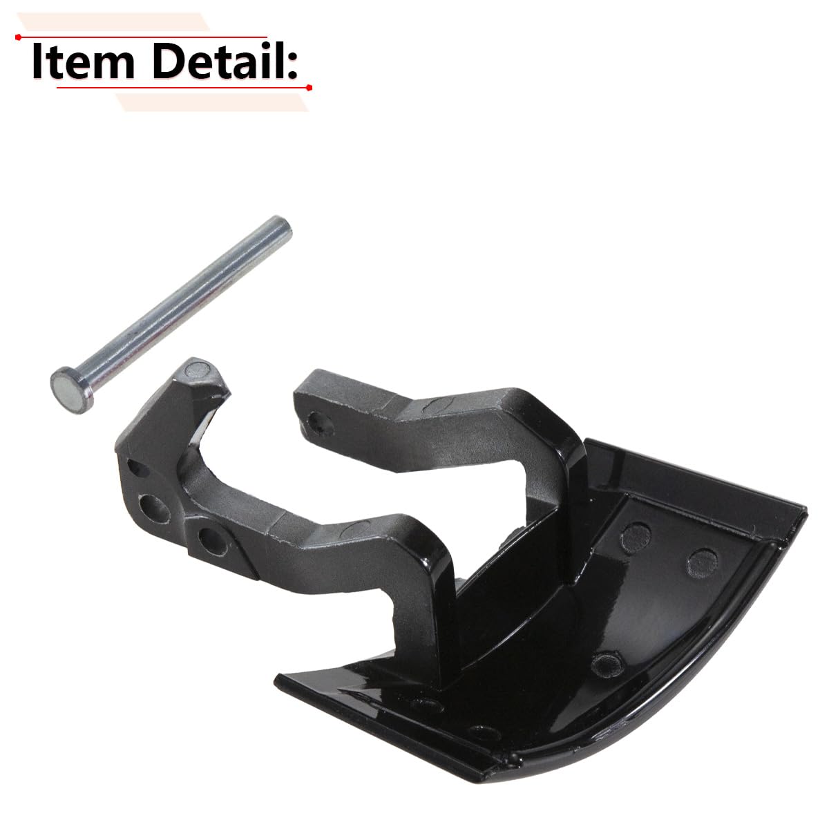 RLB-HILON Metal Right Door Handle Repair Kits Compatible with Honda CRZ CR-Z 2011 2012 2013 2014 2015 Year, Black Color