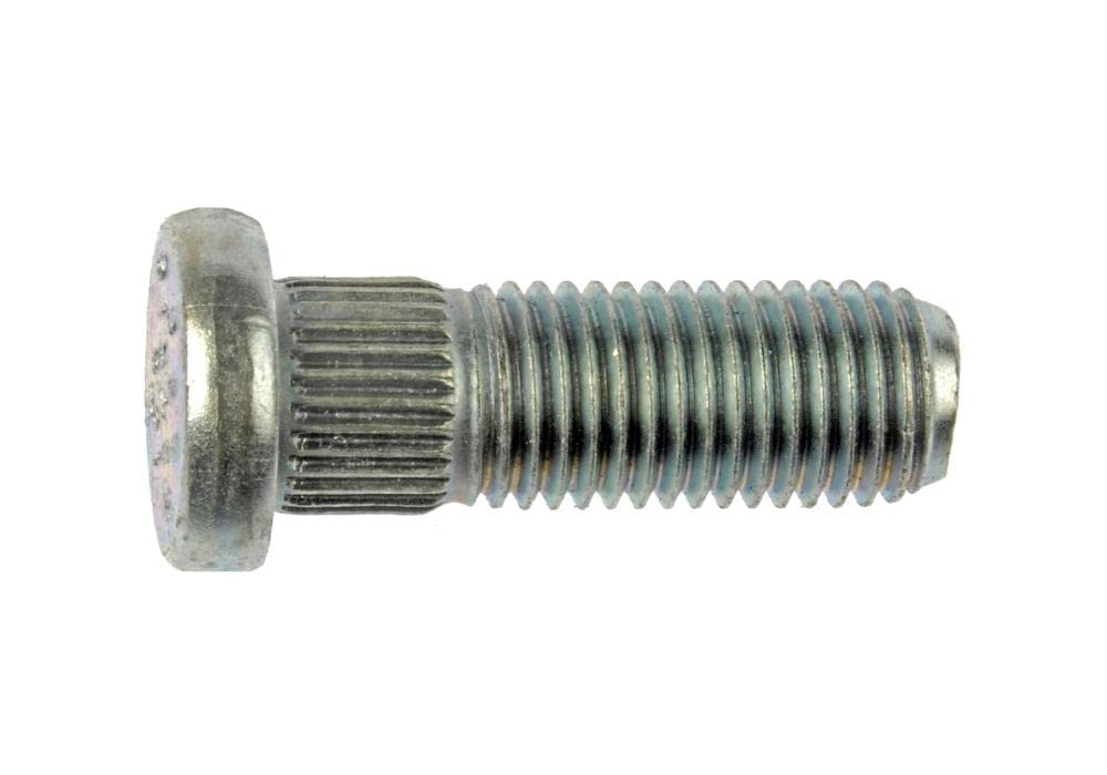 M12-1.50 Serrated Wheel Stud - 12.22Mm Knurl, 36Mm Length