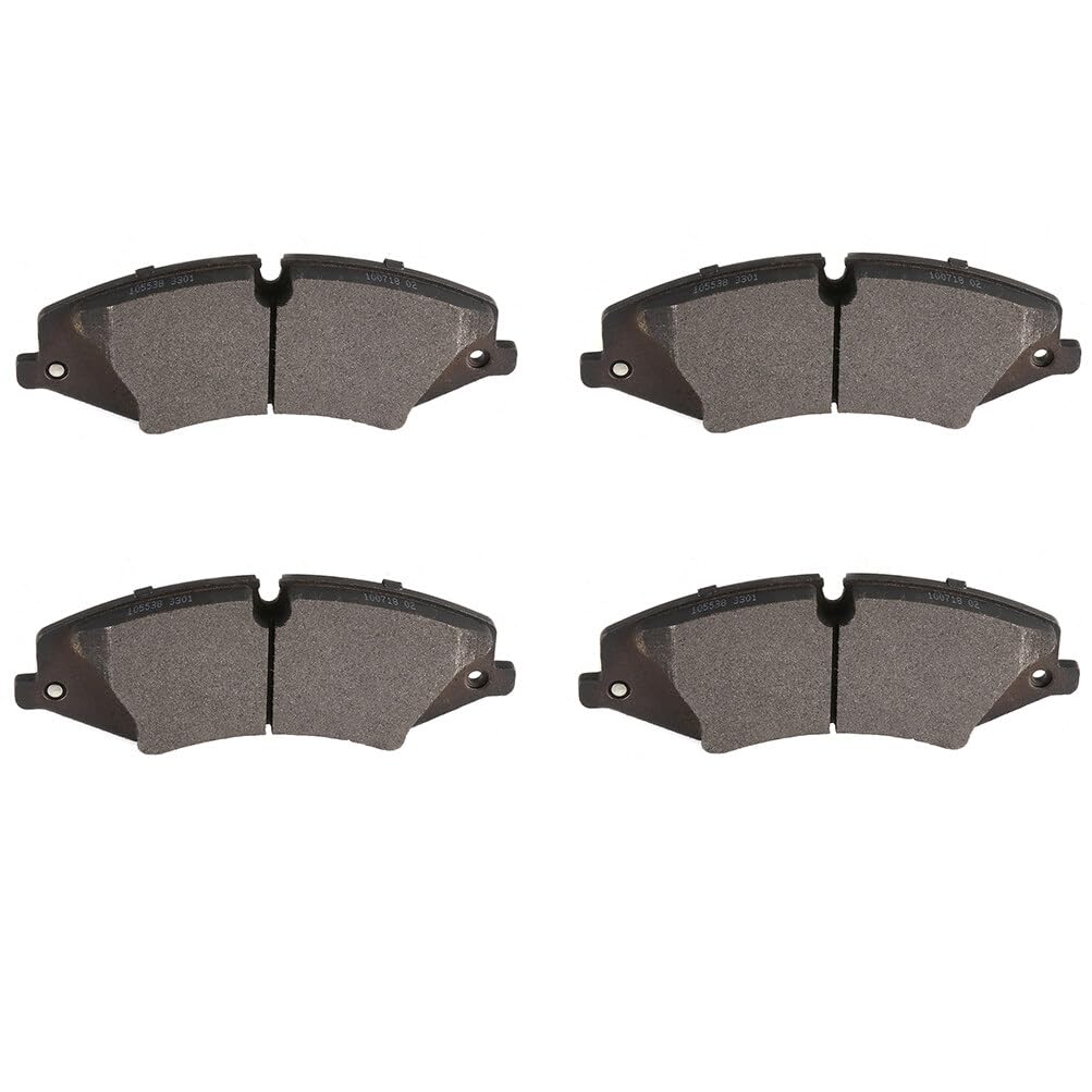 Cciyu D1479 Front Semi-Metallic Disc Brake Pads Kit - 4Pcs For Land, Discovery 17, Lr4 10-16, Range Rover 10-12 14-17, Range Rov