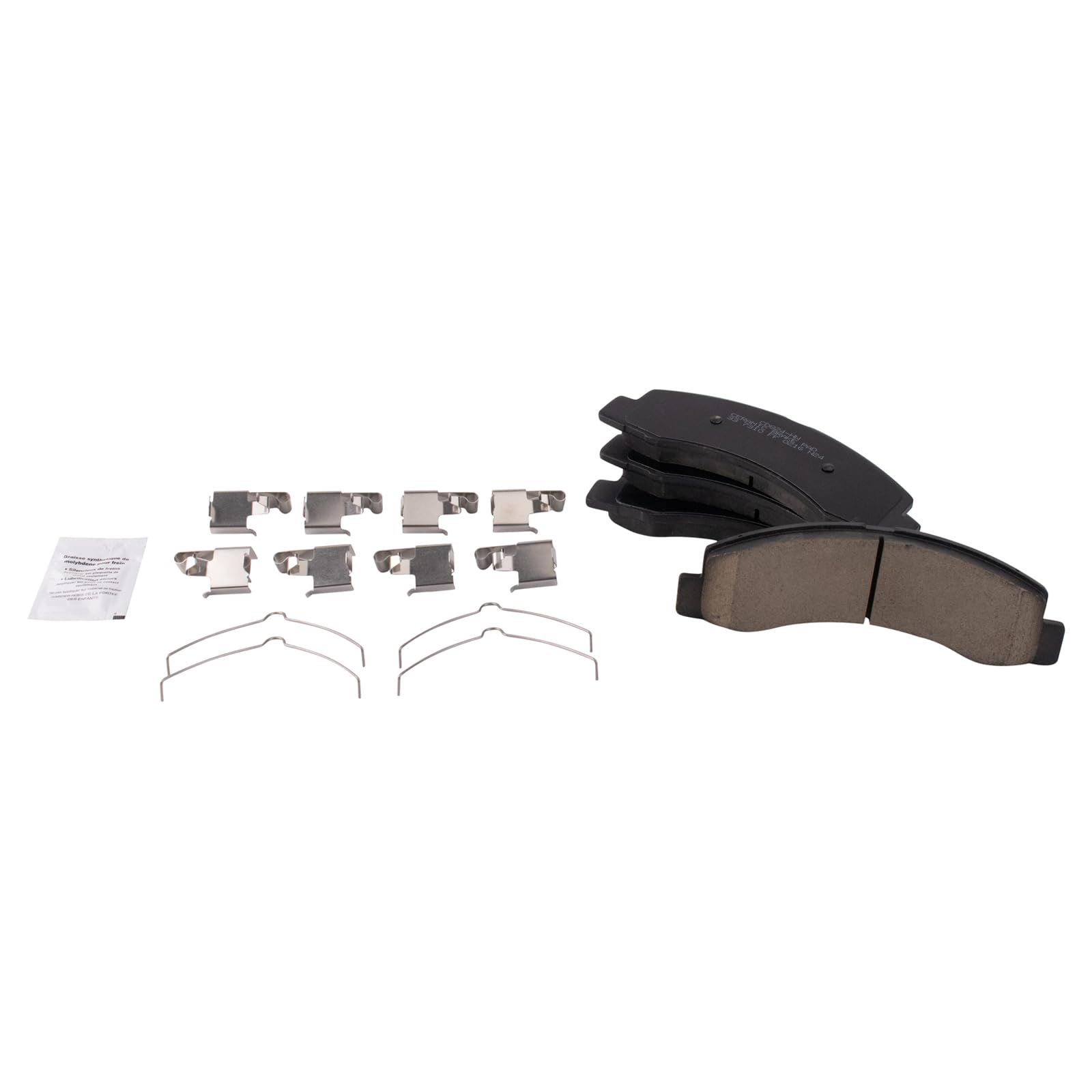 TRQ Front Brake Pads Ceramic Compatible with 2000-2005 Ford Excursion 2000-2004 F-250 Super Duty F-350 Super Duty