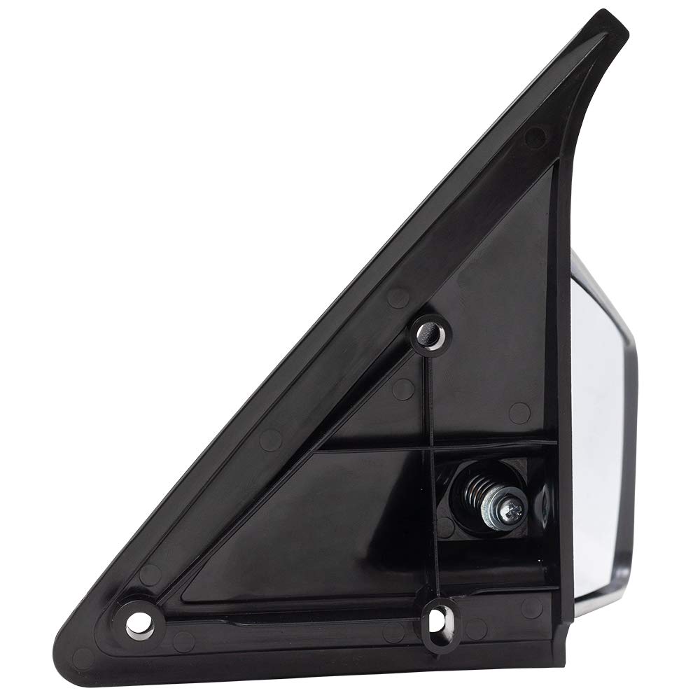Brock Replacement Driver And Passenger Set Manual Side Door Mirrors Type Textured Compatible With 1985-1993 S10 Pickup Truck Blazer