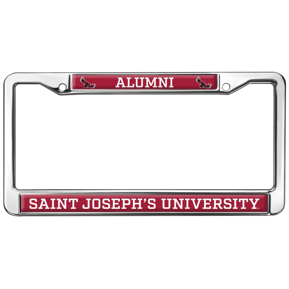 Saint Joseph 's University Alumni Full Size Standard License Plate Metal Frame