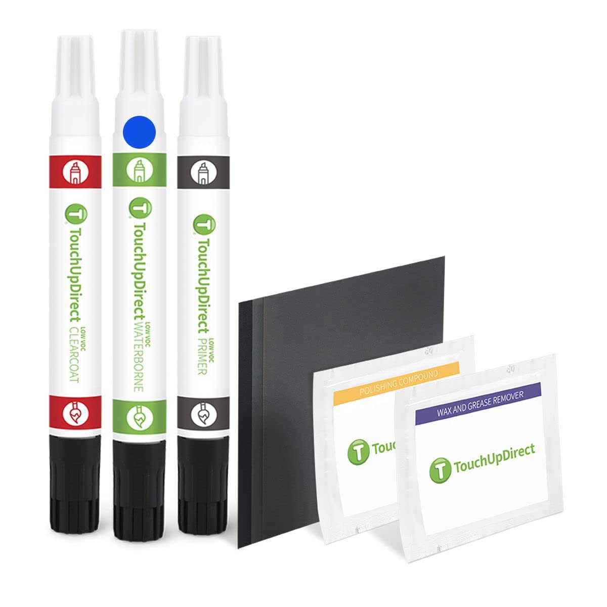 Touchupdirect C3Z Tanzanite Blue Ii Metallic Compatible With Bmw Exact Match Touch Up Paint Combo - Platinum Kit