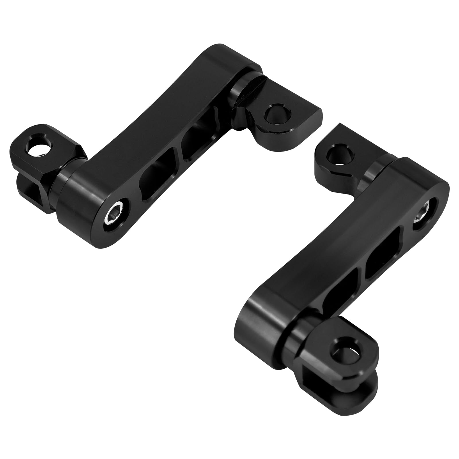 HCmotorku Adjustable Footpegs Highway Pegs Male Mount Foot Peg Clamp Support Extensions Bracket Fit For Harley Sportster Dyna So