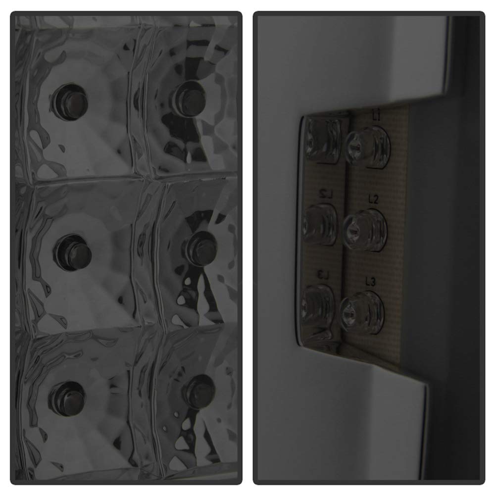 Acanii - For Smoked 2005-2015 Toyota Tacoma Trd [Led Tube] Tail Lights Brake Lamps 05-15