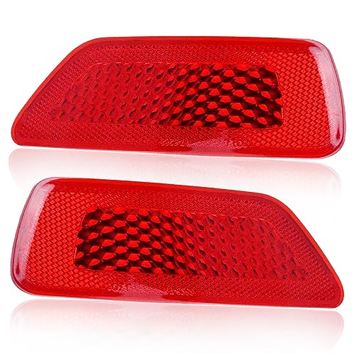 Yunnergo Rear Bumper Reflector Light Lamp Compatible With Journey 2012-2018 Compass 2011-2017 Grand Cherokee 2011-2018