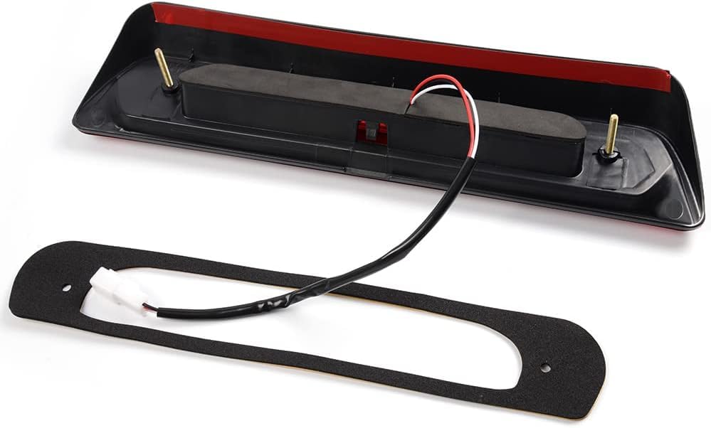 Cheda Third 3D Brake Lights, Compatible With 2007-2016 Toyota Tundra V8, Led Bar Tail Cargo Lamp, Clear Lens Black Housing,81570