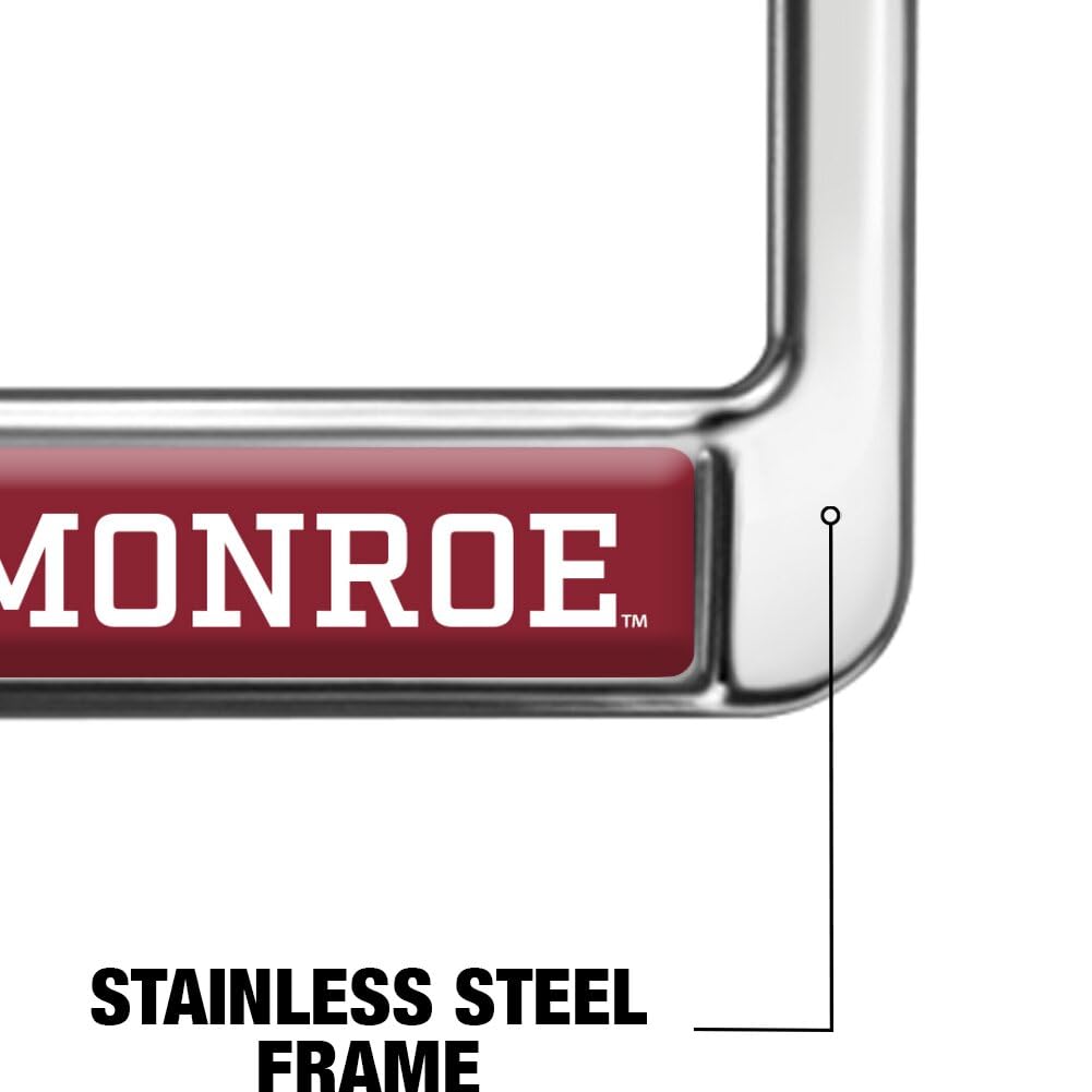 University of Louisiana Monroe Alumni Full Size Standard License Plate Metal Frame