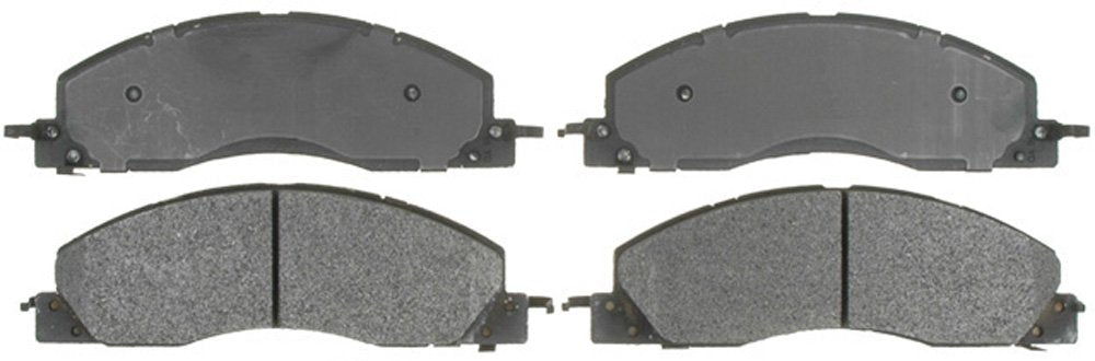 Raybestos PGD1399M Professional Grade Semi-Metallic Disc Brake Pad Set, silver