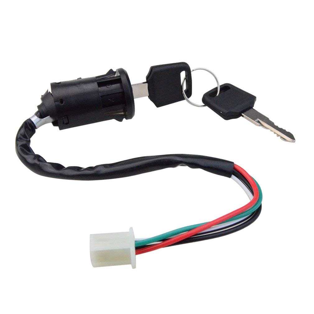 Chanoc 4 Pin Ignition Key Switch Set For Chinese 50Cc 70Cc 90Cc 110Cc 125Cc 150Cc 250Cc Atv Dirt Bike Quad