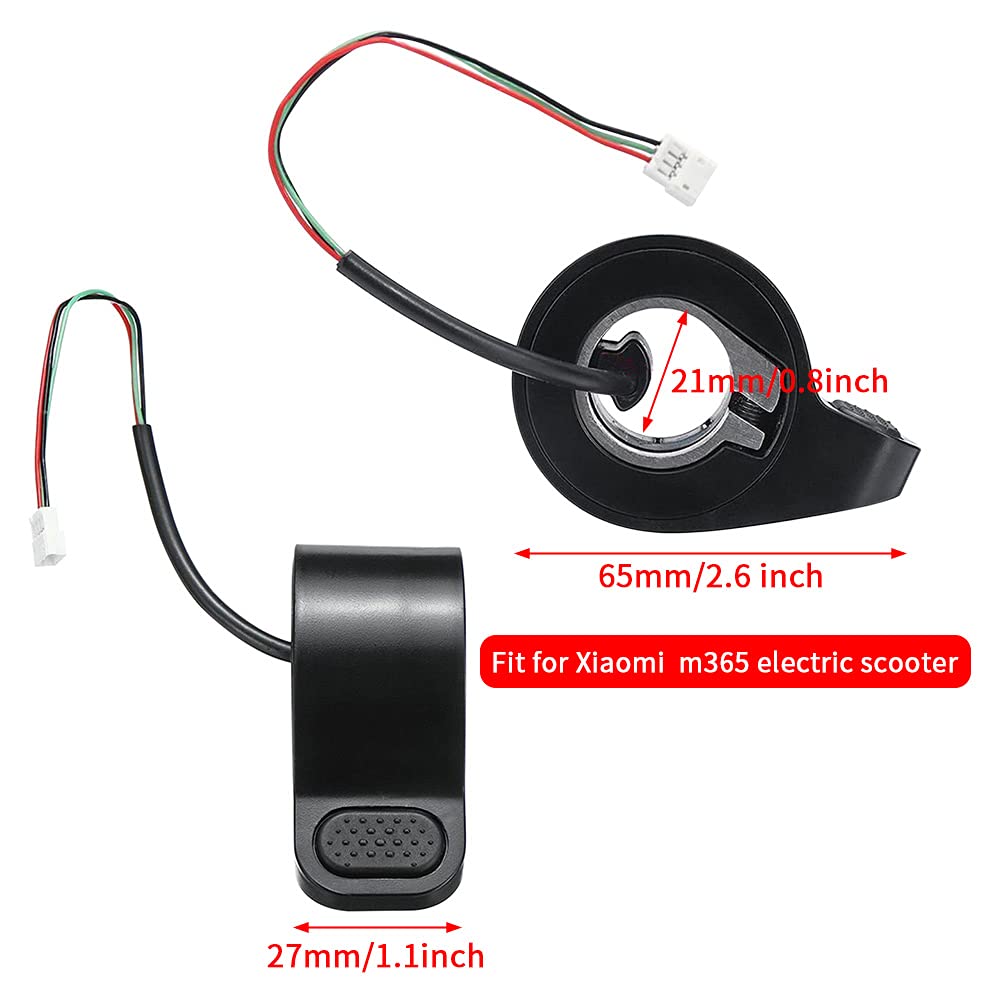 Uxely Electric Scooter Throttle, Finger Throttle, Throttle Accelerator Accessories Replacement Part, Scooter Throttle Thumb Acce