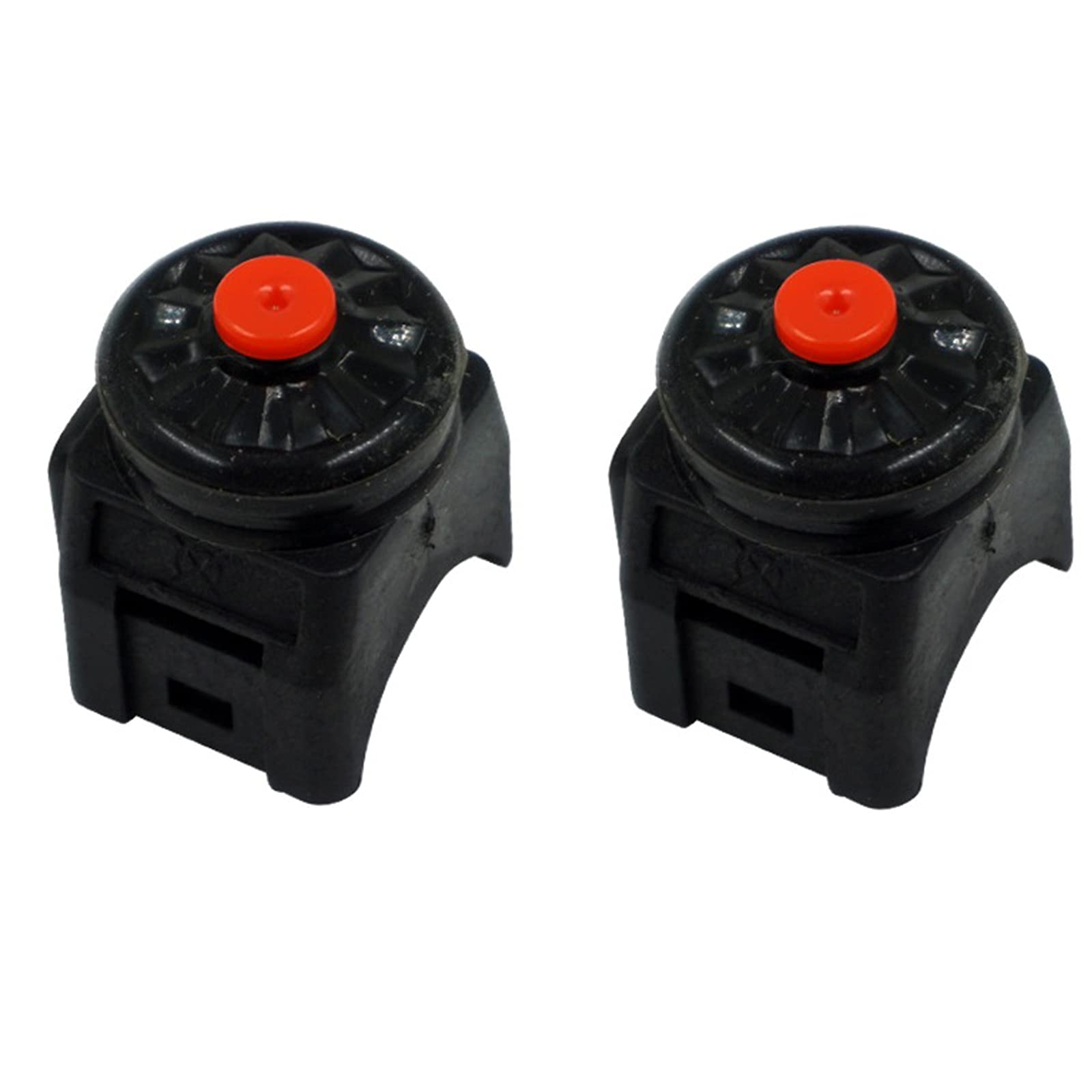 Universal Motorcycle Kill Stop Switch Horn Button Motorbike Switch Handlebar For Atv Dirt Bike 7/8Inch 22Mm (Pack Of 2) (Red)