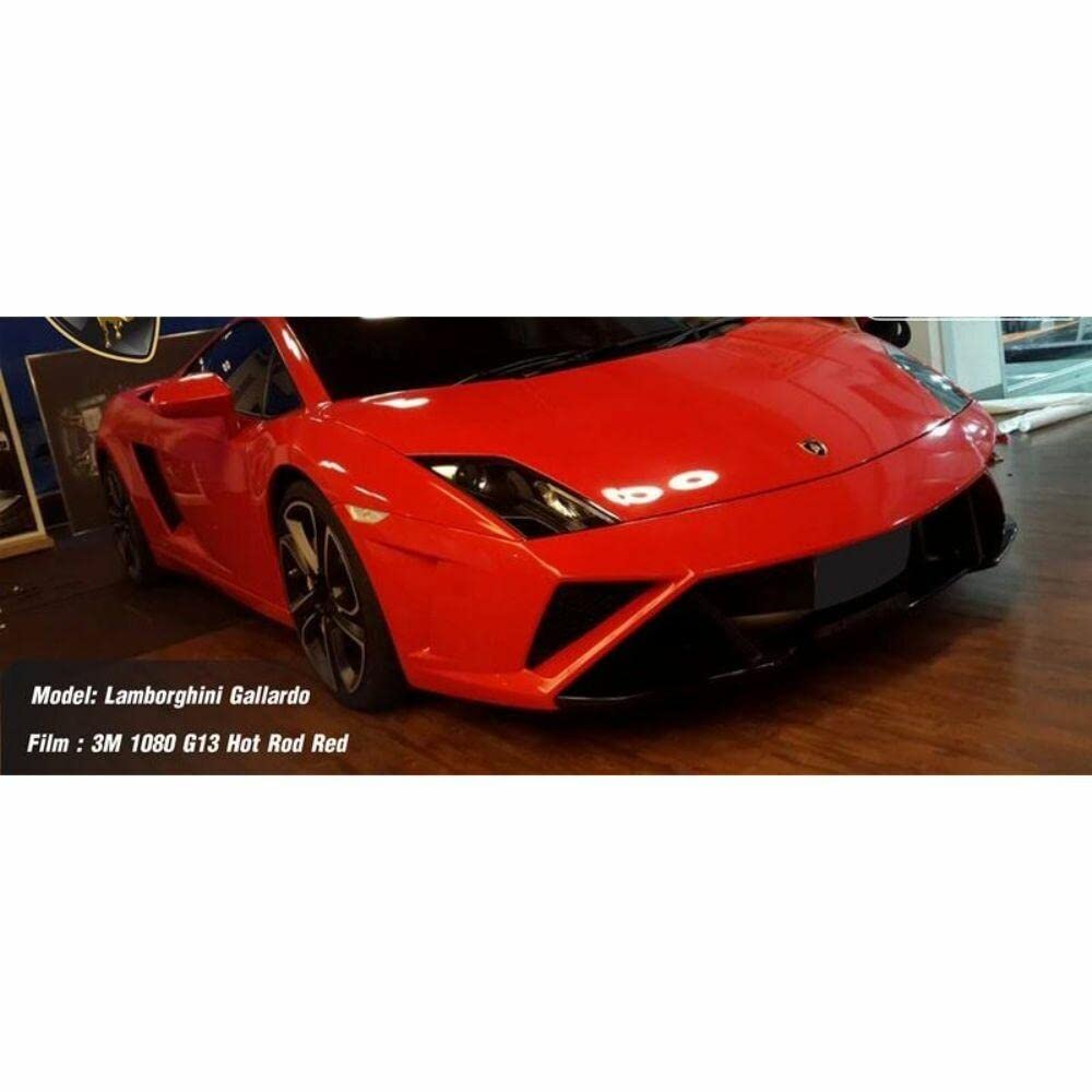 3M 2080 G13 Gloss Hot Rod Red 5Ft X 1Ft (5 Sq/Ft) Car Wrap Vinyl Film