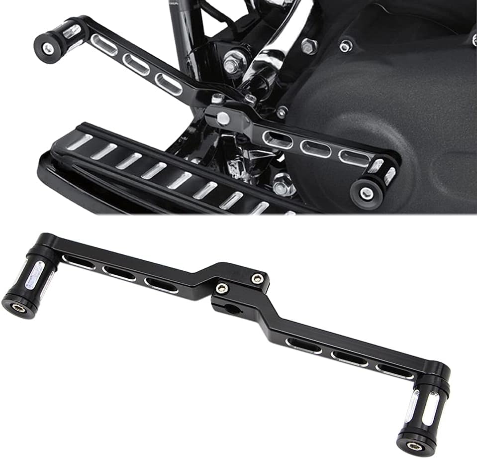 TDZ Heel Toe Gear Shift Lever + Shift Peg for Harley FL Softail/Touring Electra Glide Road King Road Glide FLHX Street Glide/Tri