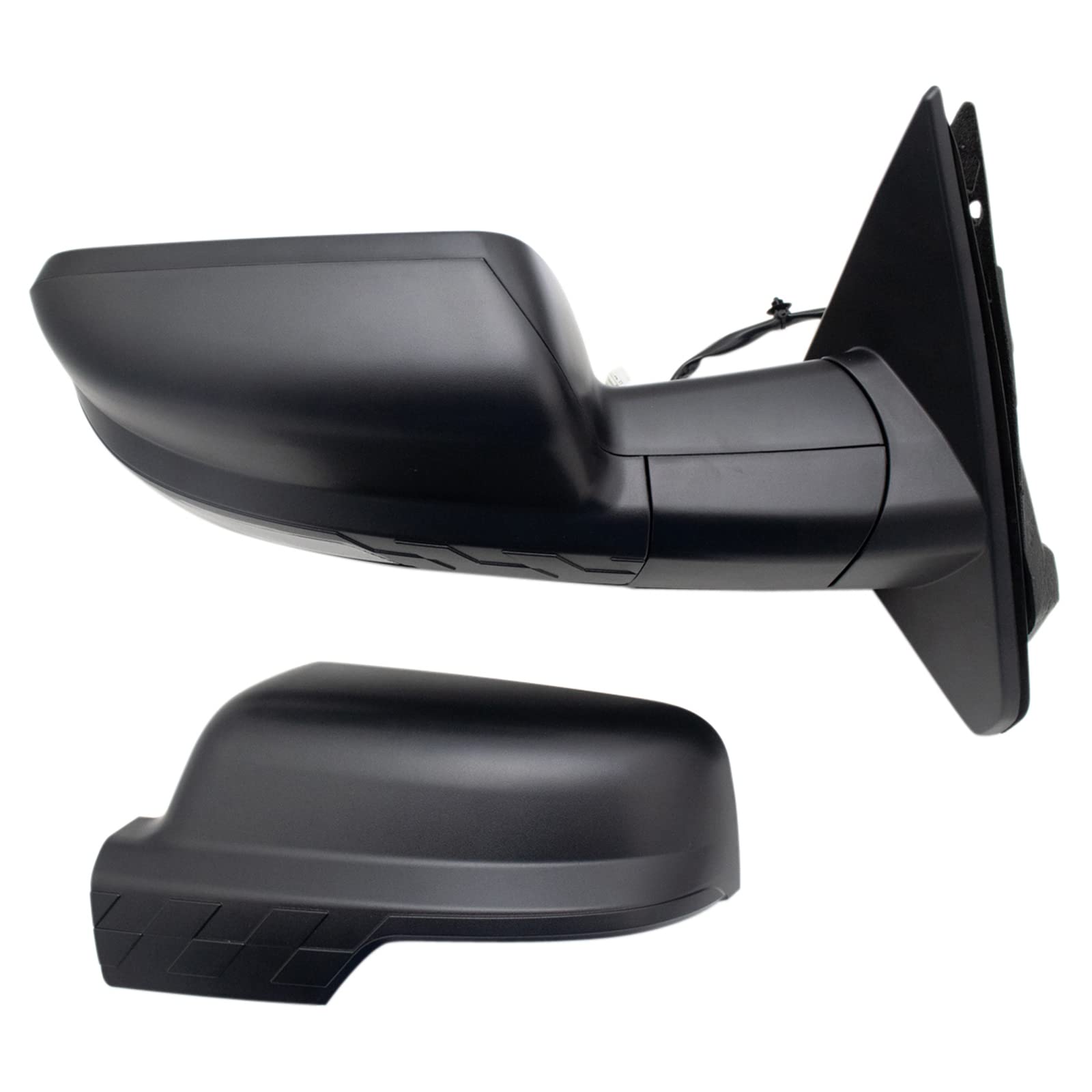 Trq Right Mirror Power Folding Without Memory With Blind Spot Indicator Passenger Side Compatible With 2019-2022 Ram 1500 Ch1321