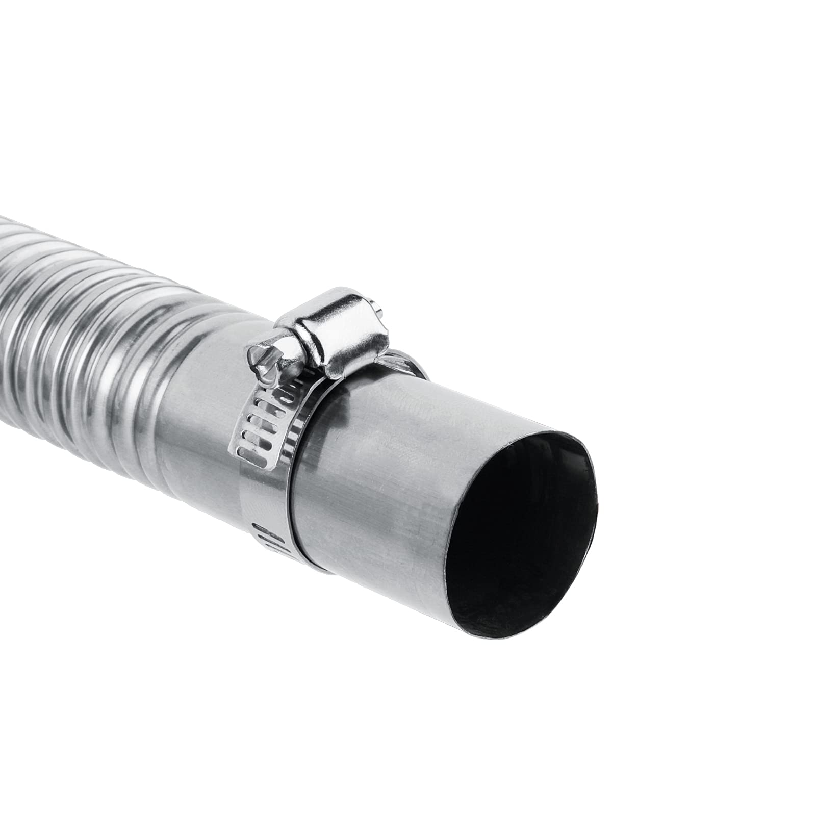 1 Inch Stainless Steel Exhaust Pipe Parking Air Heater Fuel Tank Diesel Gas Vent Hose Length 100Cm