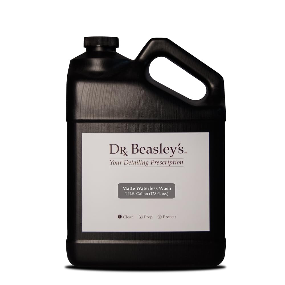Dr. Beasley's Matte Waterless Wash 1 Gal - No Water Needed, Easily Removes Dirt & Dust, High Lubricity Formula Safe for Surfaces