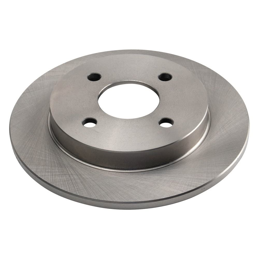 Trq Rear Brake Rotors Set Solid Compatible With 2000-2007 Ford Focus