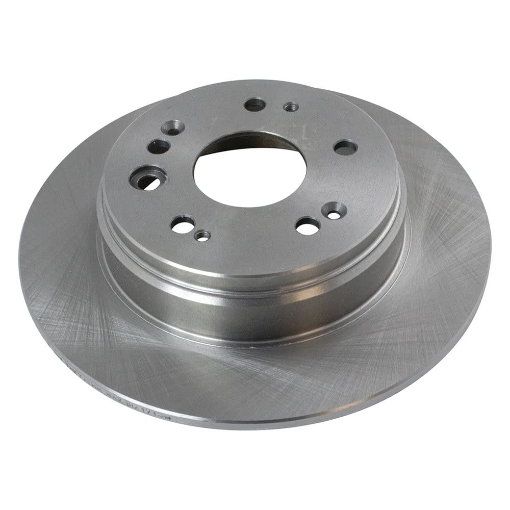Trq Rear Brake Rotors Set Solid Compatible With 2002-2004 Honda Cr-V