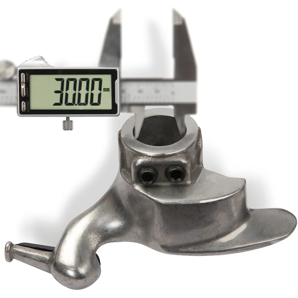 RebarTech (30mm Straight Hole) Tire Changer Duck Head Attachment Duckhead, Replacement Mount Demount Tool, Stainless Steel