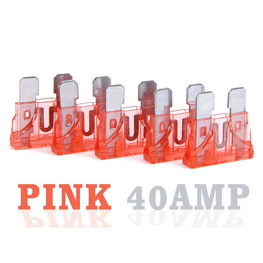 (20 Pcs) 40 Amp Standard Blade Fuse, 40A Automotive Fuse For Car Truck