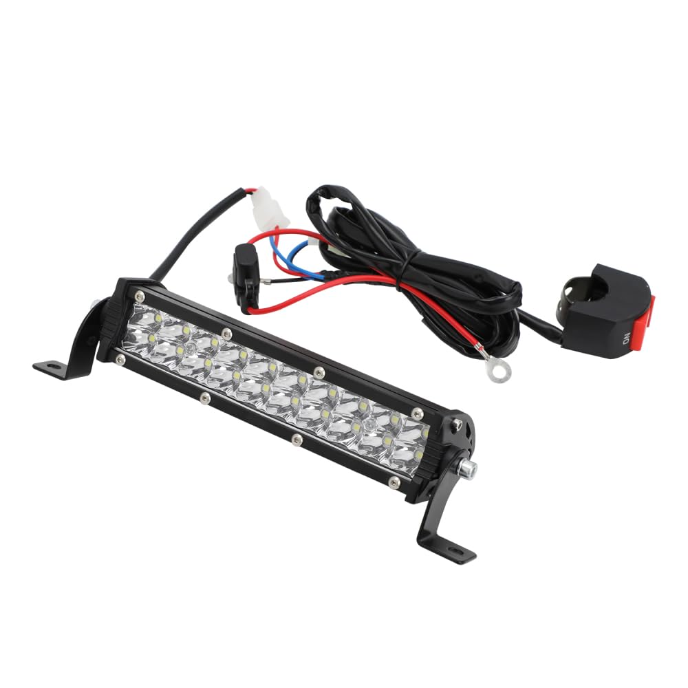 Iuvwisn Motorcycle Led Light Bar Plug-Play 60W 2500Lm Driving Light Kit 7/8'' Handlebar Universal For Crf Xr Rm Kx Klx Ttr Pw Ss