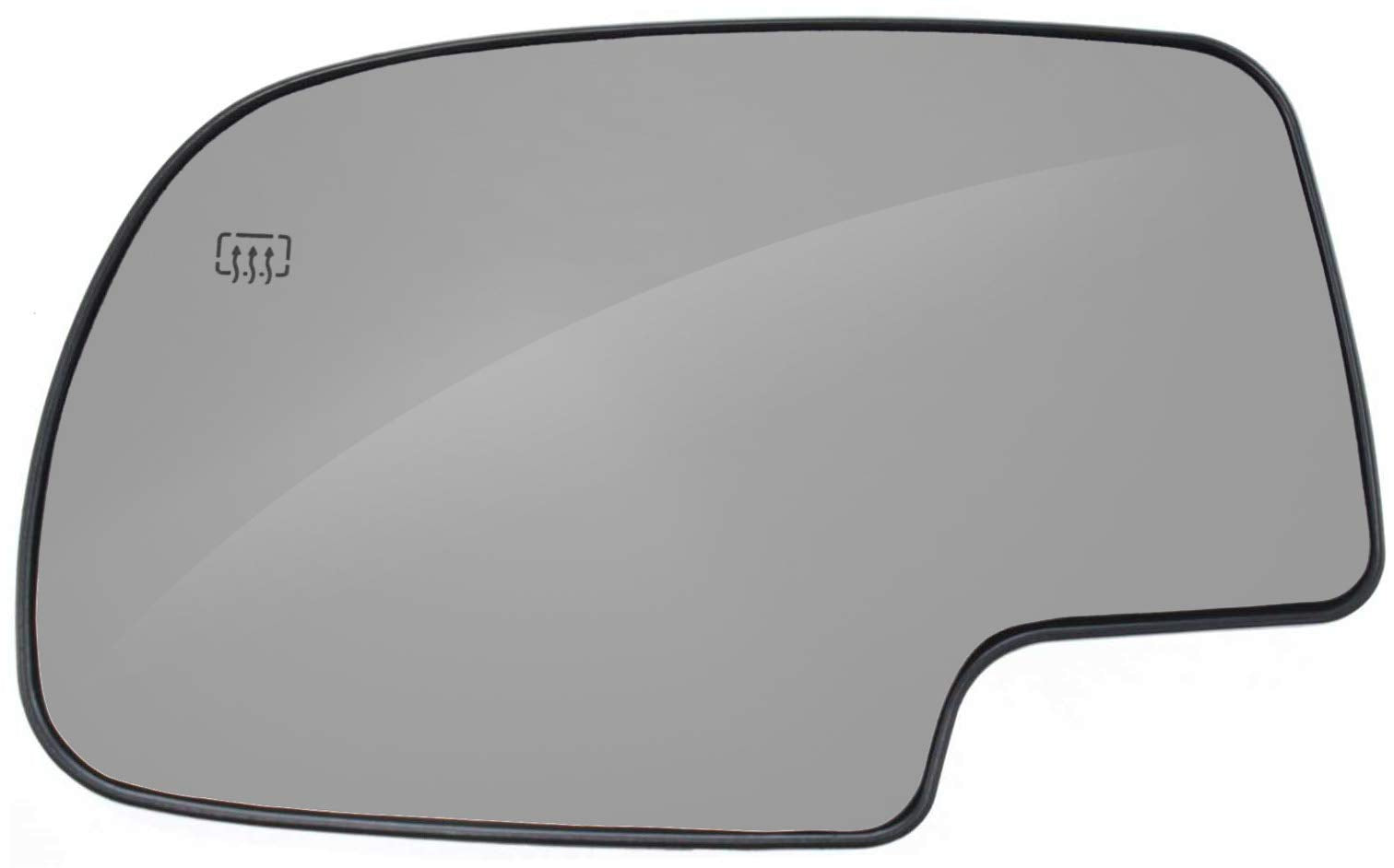 Kool Vue Driver Side Mirror Glass Compatible with 1999-2006 GMC Sierra 1500, Fits 2000-2006 Cadillac Escalade, Fits 1999-2006 Chevy Silverado 1500, Heated With Backing Plate GM1324108