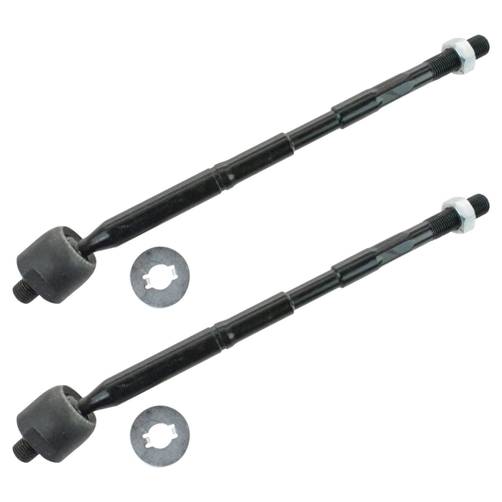 Trq Front Driver & Passenger Side Steering Kit Steering Rack & Pinion Bellow Tie Rod Compatible With 2005-2010 Scion Tc