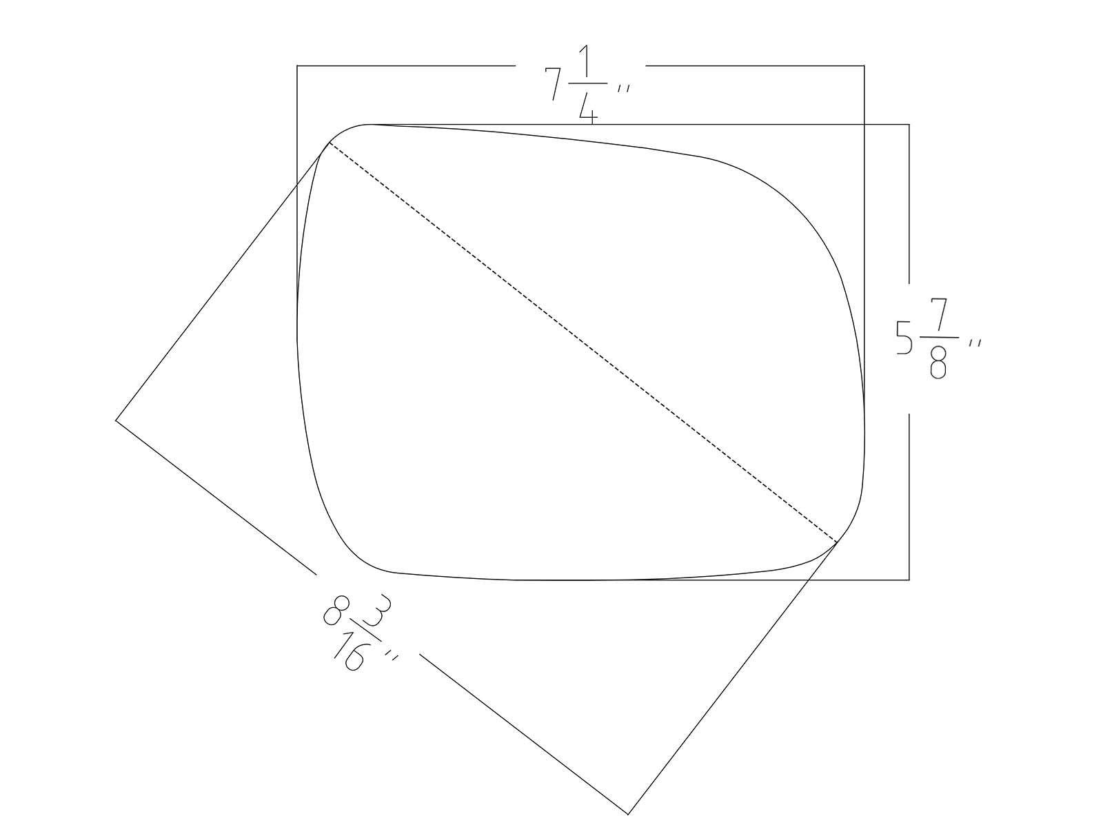 Apa Replacement Mirror Glass Non-Heated With Adhesive Pads Fits 2005-2015 Tacoma 2008-2013 Highlander 2010-2013 4Runner Passenge