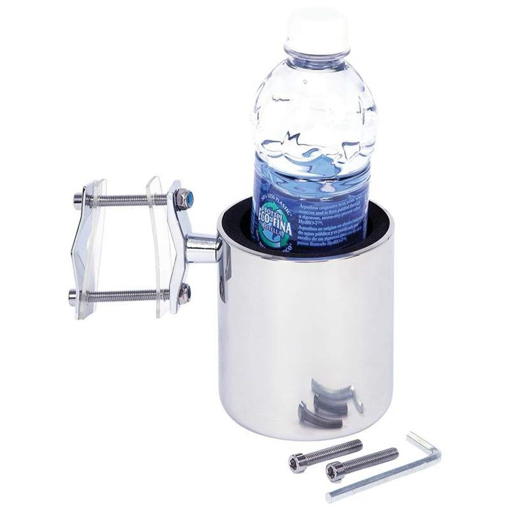 Diamond Plate Gfcupunv Universal Stainless Steel Motorcycle Cup Holder