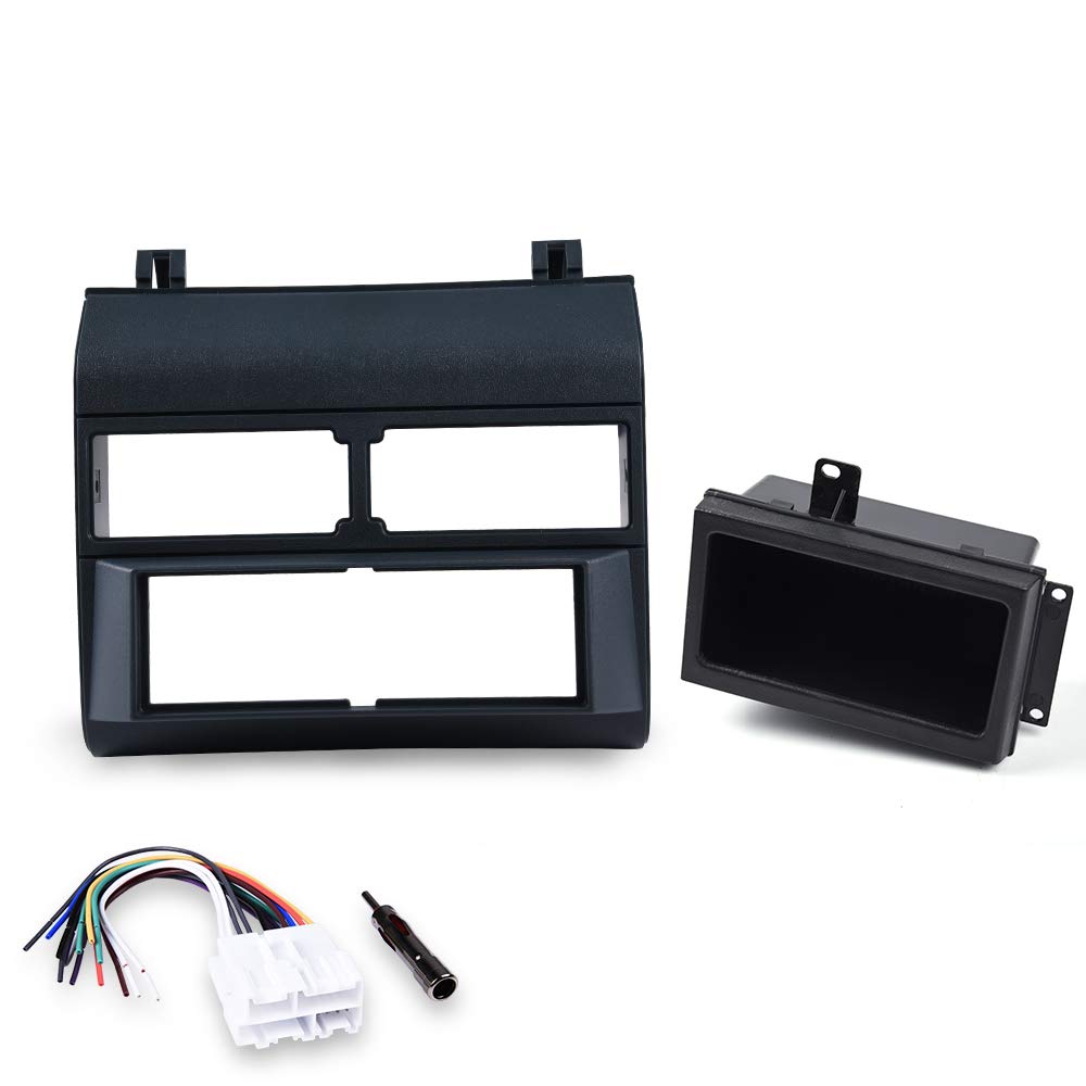 Pit66 Dash Pad Cover Install Dash Kit Wire Harness Adapter Compatible With 1988-1994 Chevy Gmc Trucks Mount Dashboard Cover Blue